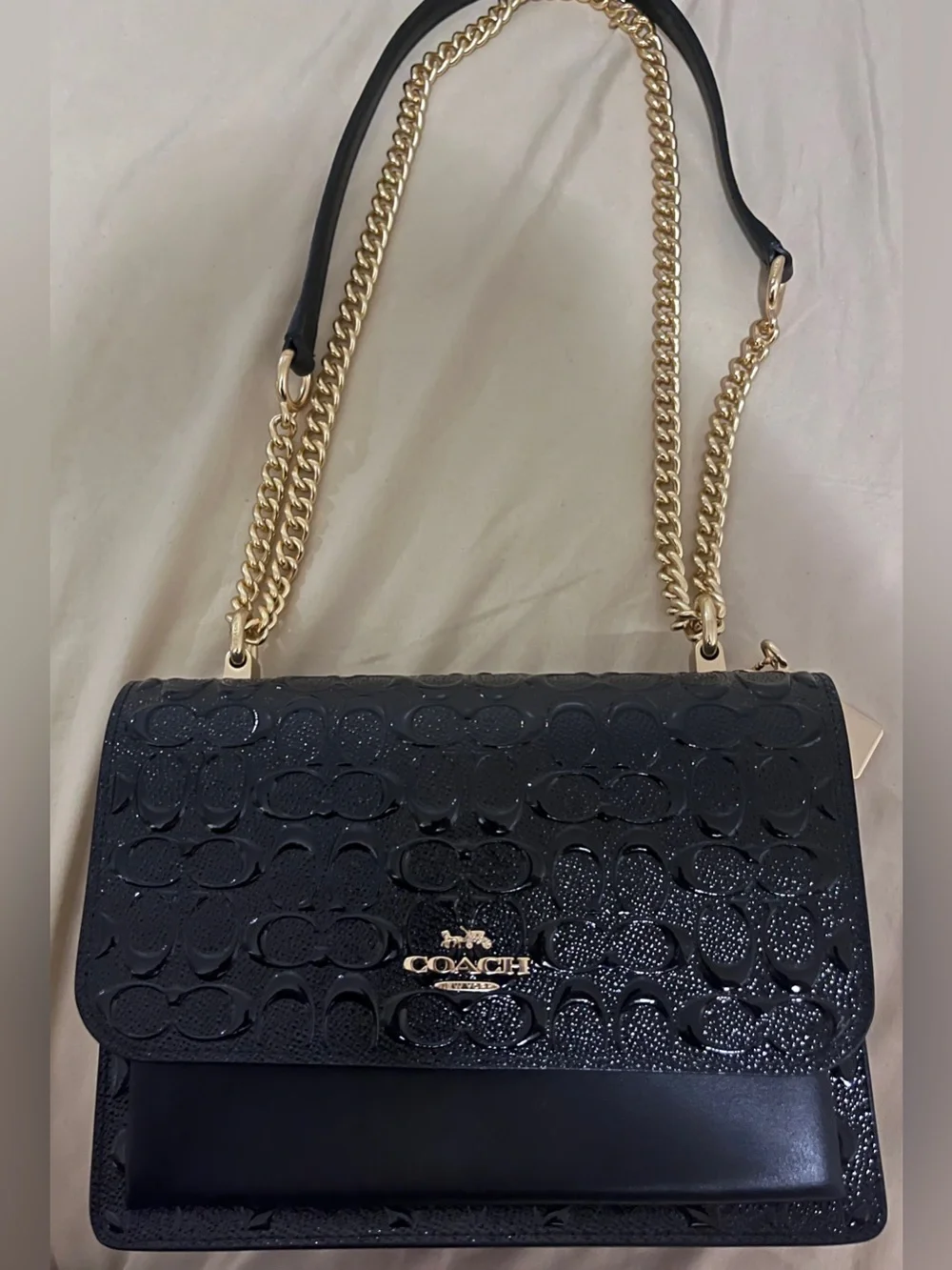 Coach Black Signature crossbody